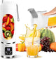 Portable 6-Blade USB Rechargeable Juicer Blender for Smoothies Shakes Baby Food and Outdoor Use
